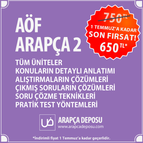 AOF Arapca Dersleri