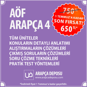 AOF Arapca Dersleri